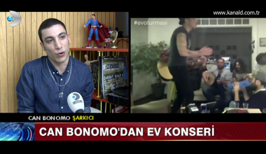 Can Bonomo hayranının evinden konser verecek!