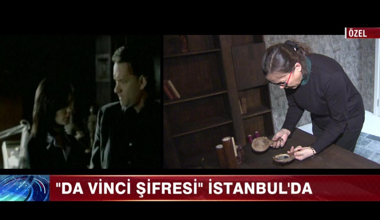 Da Vinci şifresi İstanbul'da!