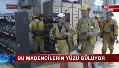 Bu madencilerin yüzü gülüyor!