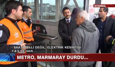 Elektrik kesildi hayat durdu!