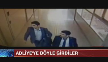 Adliyeye böyle girdiler!