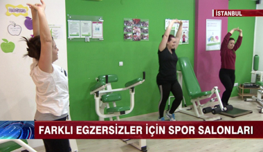 Sahilde, parkta spor