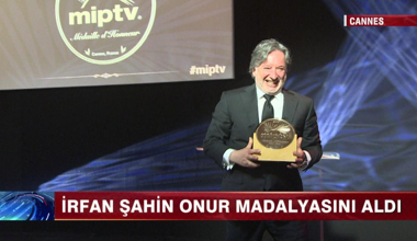 İrfan Şahin onur madalyasını aldı