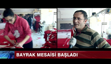 Bayrak maratonu başladı