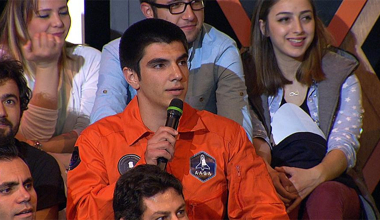 Türkiye'nin en genç astronotu Beyaz Show'daydı!
