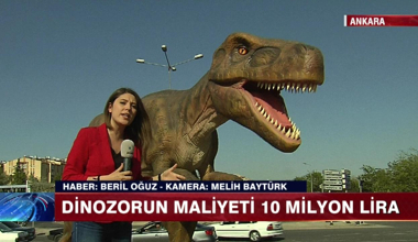 Dinozorun maliyeti 10 milyon lira!