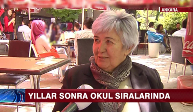 74 yaşında okula döndü