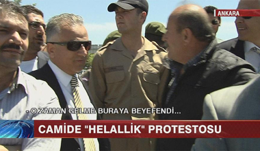 Camide helallik protestosu!