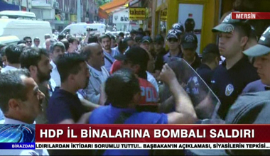 HDP il binalarına bombalı saldırı!