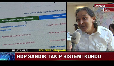 HDP'nin sandık takip sistemi