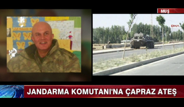 Jandarma Komutanı'na çapraz ateş!