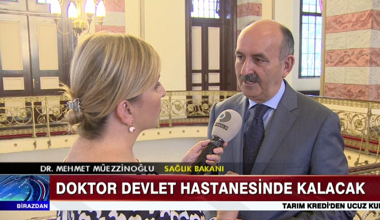 Doktor, devlet hastanesinde kalacak!