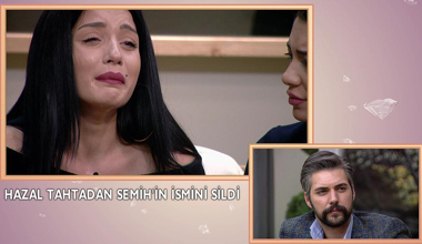 Hazal, Semih'in adını tahtadan siliyor!