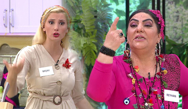 Başak'a sinirlenen Reyhan Hanım stüdyoyu terk etti!