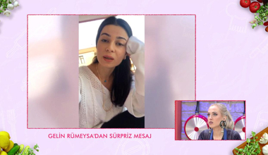 Rümeysa'dan sürpriz mesaj ve hediye!