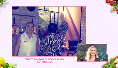 Ezgi ve Sina'dan Gülcan'a araba göndermesi!