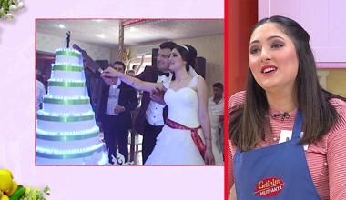 Burcunun düğünden çok özel görüntüler!