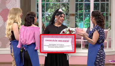 Reyhan Hanım mutfaktan emekli oldu!