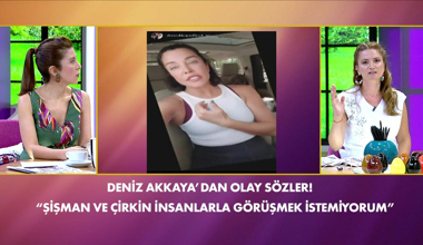 Deniz Akkaya'dan sosyal medyada tepki çeken sözler!