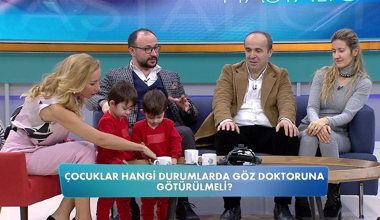 Çocuklar ne zaman göz doktoruna götürülmeli?