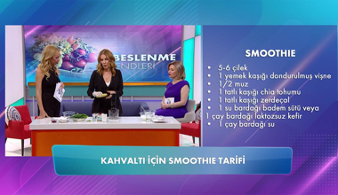 Taylan Kümeli'den kahvaltı için Smoothie tarifi!