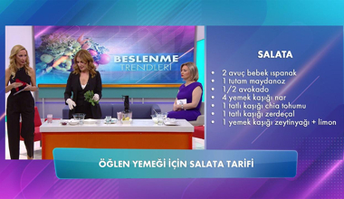 Taylan Kümeli'den öğlen yemeği için salata tarifi!