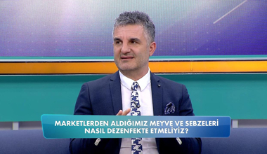 Meyve ve sebzeleri nasıl dezenfekte etmeliyiz?