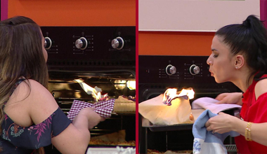 Mutfakta panik anları!