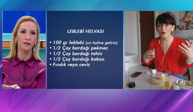 Elvan Odabaşı Kanar'dan leblebi helvası tarifi!