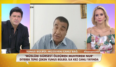 Yunus Bülbül, tepki çeken Müslüm Gürses açıklamasına canlı yayında açıklık getirdi!