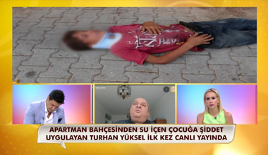 10 yaşındaki çocuğu darp eden, Turhan Yüksel Neler Oluyor Hayatta'ya konuştu!