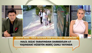 Halil Sezai’nin darp ettiği Hüseyin Meriç, canlı yayında yaşadıklarını anlattı!