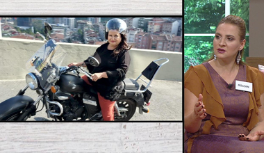 Nurcan Hanım, motoruna binen Ayşe Hanıma çok kızdı!