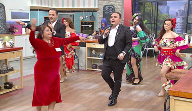 Gelin ve kaynanalar roman havasıyla coştular!