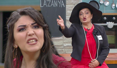 Elmas Hanımın şapkası gerginlik yarattı!