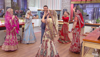 Gelinler, Hint dansıyla izleyenleri mest etti!