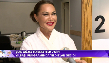 Yılbaşı programında yıldızlar geçidi...