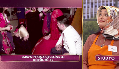 Esra'nın kına gecesindeki ilginç ayrıntı!