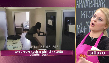 Aysun'u odaya kim kilitledi?