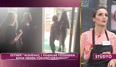 Yayın sonrası gergin anlar!