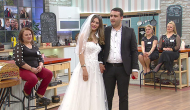 Dudu ilk kez gelinlik giydi!