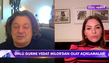 Ünlü gurme Vedat Milor'dan olay yaratan açıklamalar! - ÖZEL RÖPORTAJ