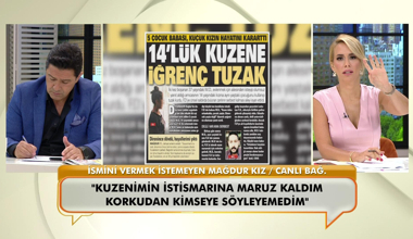 14 yaşında yaşadığı kabusu anlatan kız çocuğu canlı yayında isyan etti!