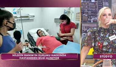 Hastaneden haber geldi!