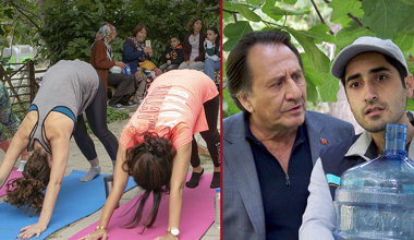 Mahalle mahalle olalı böyle yoga görmedi!