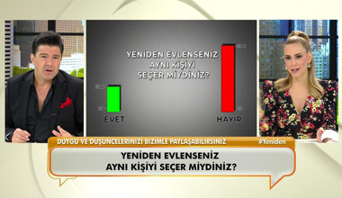 Yeniden evlenseniz aynı kişiyi seçer miydiniz?