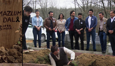 Sevenleri Mazlum'a son görevlerini yerine getiriyor!