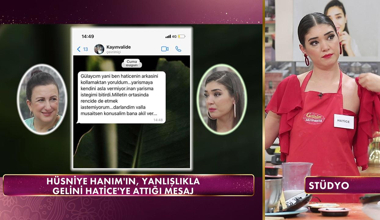 Hatice ile Hüsniye Hanımın arasını açan mesaj!