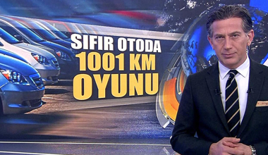 Sıfır otomobilde 1001 km oyunu!