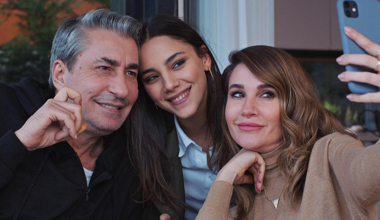Kadir ve Zeynep'in mutlu aile tablosu!